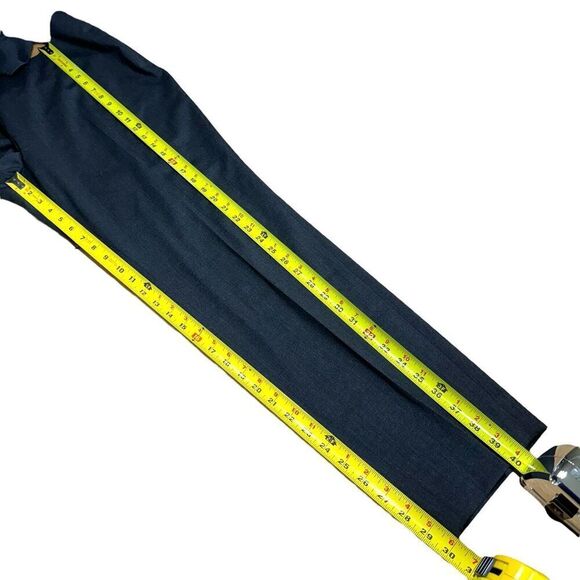 Lafayette 148 Women's Gray Grey Lambswool Dress Pants Sz Medium Stretch Career - Picture 6 of 7